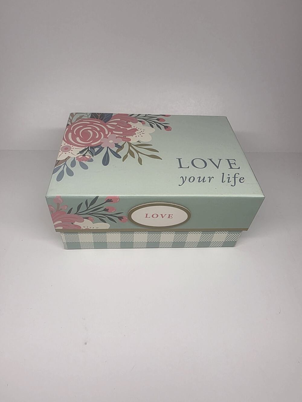 Gift Box with Flip Top Lid for Presents, Or Luxury Gifts Love Your Life
